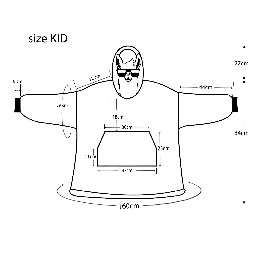 Grandma's Little Cuties - Personalized Mother's Day Grandma Blanket Hoodie