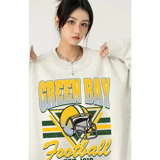 GREEN BAY FOOTBALL EST 1919 Sweatshirt, GREEN BAY FOOTBALL EST 1919 Shirt Retro Style 90s Vintage Unisex Crewneck, Graphic Tee Gift For Football Fan Sport