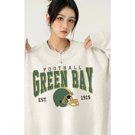 GREEN BAY FOOTBALL EST 1919 Sweatshirt, GREEN BAY FOOTBALL EST 1919 Shirt Retro Style 90s Vintage Unisex Crewneck, Graphic Tee Gift For Football Fan Sport.