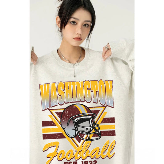 WASHINGTON FOOTBALL EST 1932 Sweatshirt, WASHINGTON FOOTBALL EST 1932 Shirt Retro Style 90s Vintage Unisex Crewneck, Graphic Tee Gift For Football Fan Sport