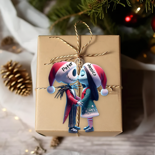Personalized Gifts For Horror Couple Christmas Ornament