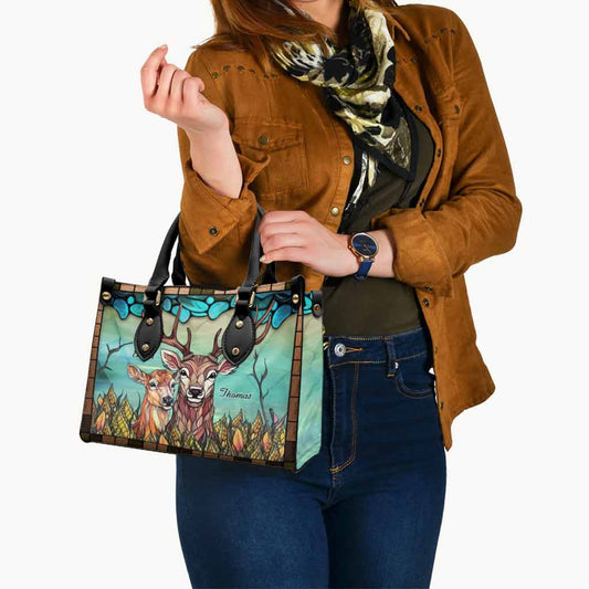 You & Me We Got This - Personalized Hunting Leather Handbag