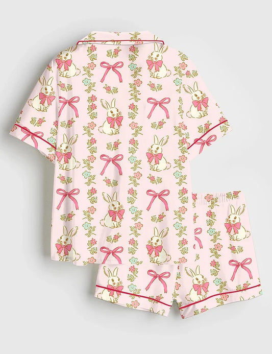 Women's Wicked Print Satin Pajama Set