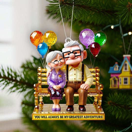 Christmas Romantic Couple Ornament Personalized Gifts For Couple