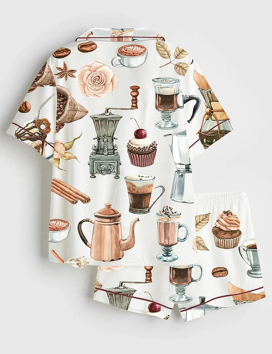 Women's Coffee Pajama Set