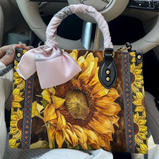 Leather Bag Golden Radiance