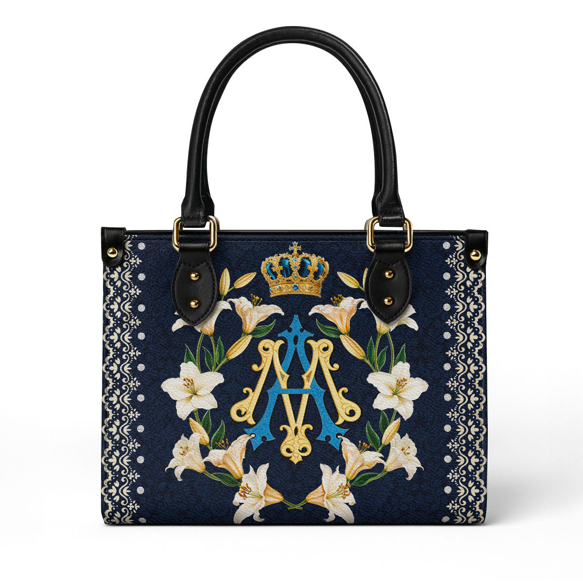 Catholight Crown Of Grace Leather Bag