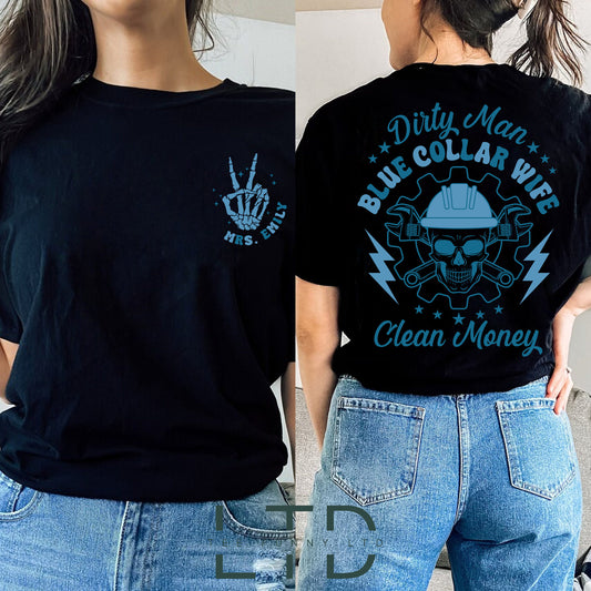 Blue Collar Wives Club Shirt, Blue Collar Shirt, Funny Wife Gifts, Blue Collar Wife Sweatshirt, Mothers Day Gift, Funny Blue Collar Shirt