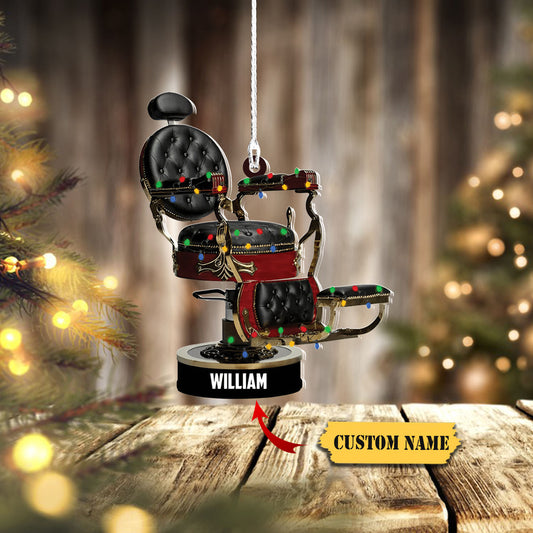 Cathaoirleach Bearbóra Ornáid Ghearrtha Pearsanta Bronntanas Nollag Do Bearbóir, Ornáid Nollag, Ornáid Do Bhronntanas