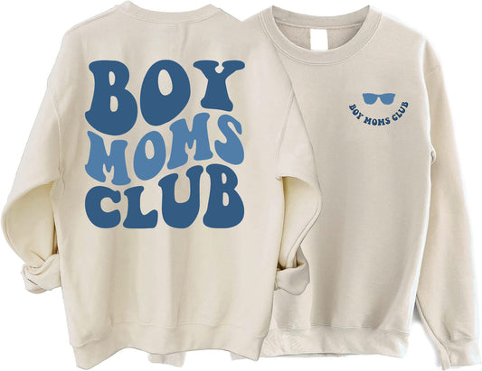 Boy Moms Club Sweatshirt, Boy Mom Club, Boy Mom Sweatshirt, Mom Sweatshirt, Mama Shirt, New Mom Gifts, Mom Birthday Gift, Mama Sweatshirt
