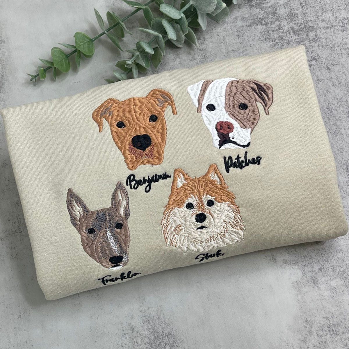 Cockapoo Sweatshirt or Hoodie, Custom Embroidered Gift with Picture Name