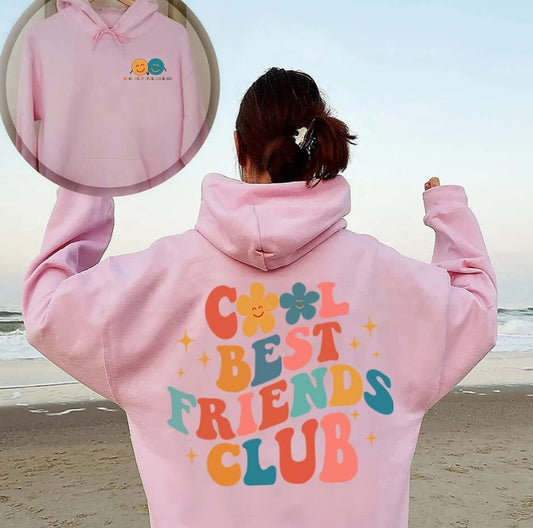 Cool Best Friends Club Sweatshirt, Best Friends Sweatshirt, Best Friend Gift Shirt, Birthday Friends Gift, Sister Gifts, Besties Sweatshirt