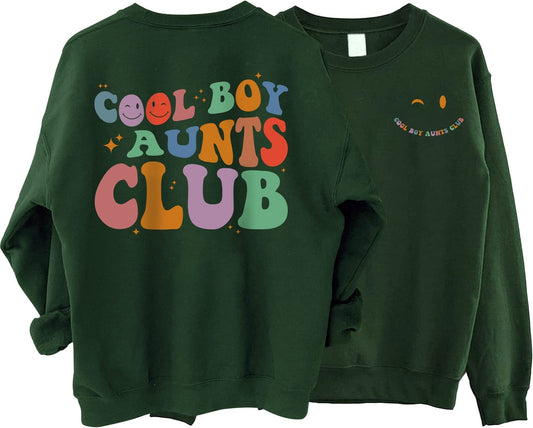 Cool Boy Aunts Club Sweatshirt, Cool Aunts Sweatshirt, Cool Aunts Club, Aunt Sweatshirt, Mama Shirt, Sister Gifts Shirt, Auntie Sweatshirt
