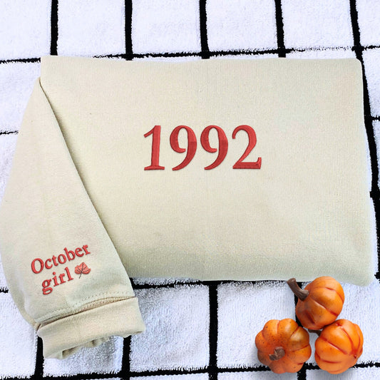 Custom Embroidered Wedding Anniversary Gift for Couple Friends Sweatshirt or Hoodie