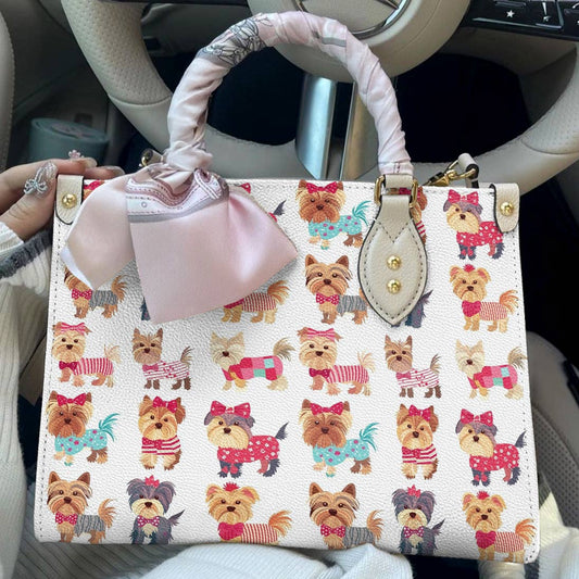 Leather Bag Sweet Yorkie