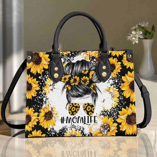 Momlife Sunflower Leather Bag