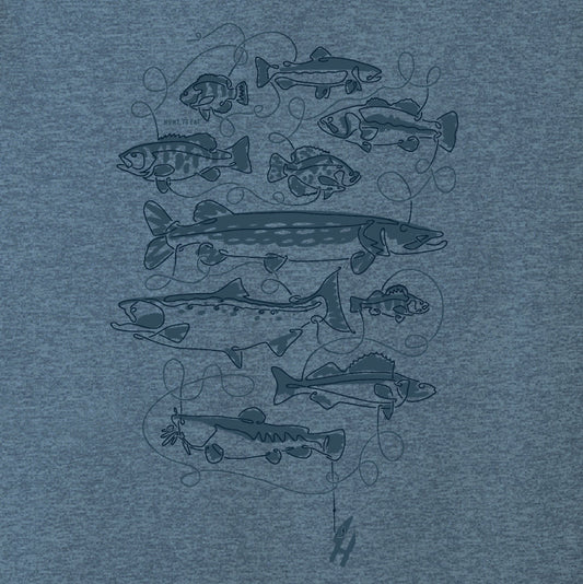 Fish on the Line - Youth T-shirt