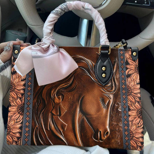 Leather Bag Just A Girl Who Loves Hores