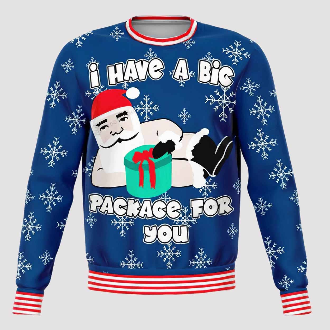 I Have A Big Package For You Ugly Christmas Sweater
