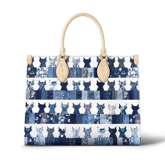 Leather Bag Patchwork Purrs