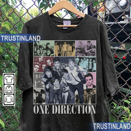 Liam Payne Niall Horan Léine Seanré, Tí Grafach One D, Léine Unisex Fan Tee Aontreo, Cochaillín, Sweatshirt