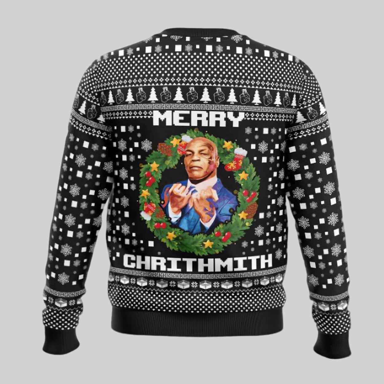 Mike Tyson Merry Chrithmith Ugly Christmas Sweater
