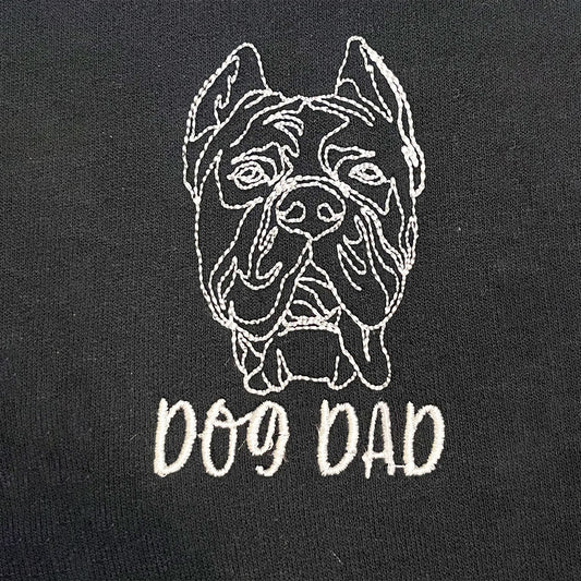 Geansaí Bróidnéireachta Cat Dubh nó Hoodie, Bronntanas Cat Dubh