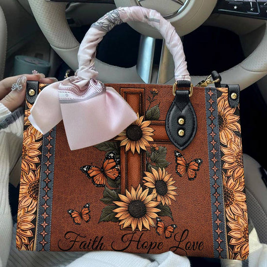 Leather Bag Faith Hope