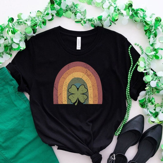 Geansaí Bogha Ceatha, Geansaí Lucky, Sweatshirt Seamair, Léine Lá Fhéile Pádraig, Labhrán Phádraig, Geansaí Saoire Simplí, Lucky