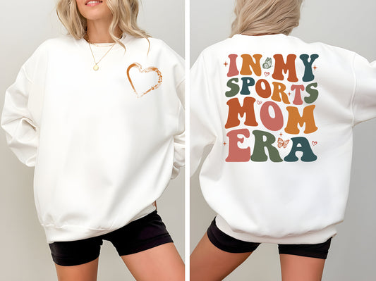 Sports Mom Sweatshit, Game Day Shirt, In My Sports Mom Era Tshirt, Soccer Softball Basketball Football Baseball Mom Shirt, Trendy Mama Shirt