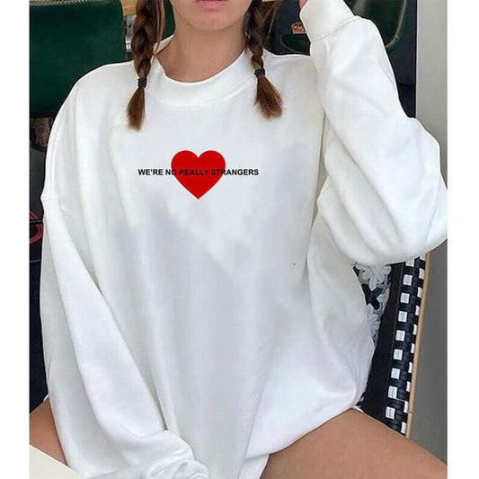 Smaoinigh Ar na Daoine Ar Chas Tú Le hAghaidh Fós Ach Hoodie Nach Strangers Muid I ndáiríre Store Tá grá agam duit Ar Ais Hoodie