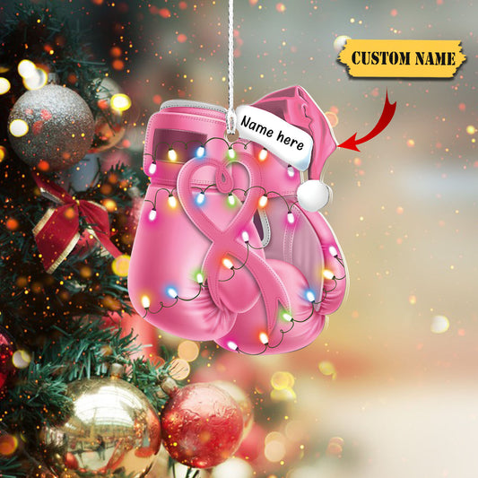 Boxing Gloves Christmas Ornament, Boxing Christmas Ornament, Boxing Family Christmas Ornament Decor, Ornament Decoration, Ornament For Gift, Ornament Christmas