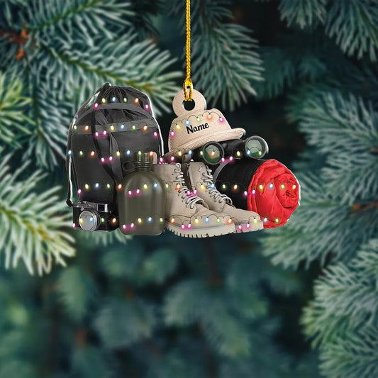 Camping equipment Xmas Personalized Gift,Camping Christmas Ornament, Ornament Decoration, Ornament For Gift, Ornament Christmas