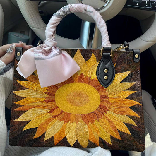 Leather Bag Sunny Bloom