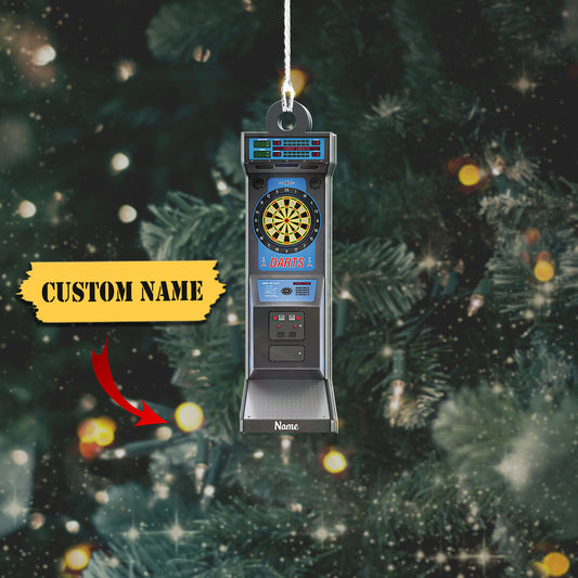 Christmas Darts Machine Christmas Ornament, Xmas Tree Decor, Loved Darts Machine Ornament, Xmas Hanging Ornament Gift, Ornament Decoration, Ornament For Gift, Ornament Christmas
