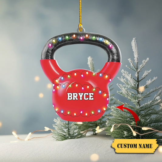 chung-Personalized Fitness Ornament Fitness Gift Sport Fitness Christmas Ornament 2023 Fitness Christmas Ornaments Gift for Gym Lovers Xmas, Ornament Decoration, Ornament For Gift, Ornament Christmas
