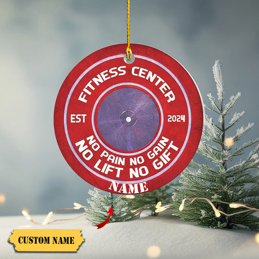 chung-Personalized Weight Plate Ornament Weight Ornament Fitness Gift for Gym Ornament Merry Liftmas Christmas Hanging Ornaments, Ornament Decoration, Ornament For Gift, Ornament Christmas