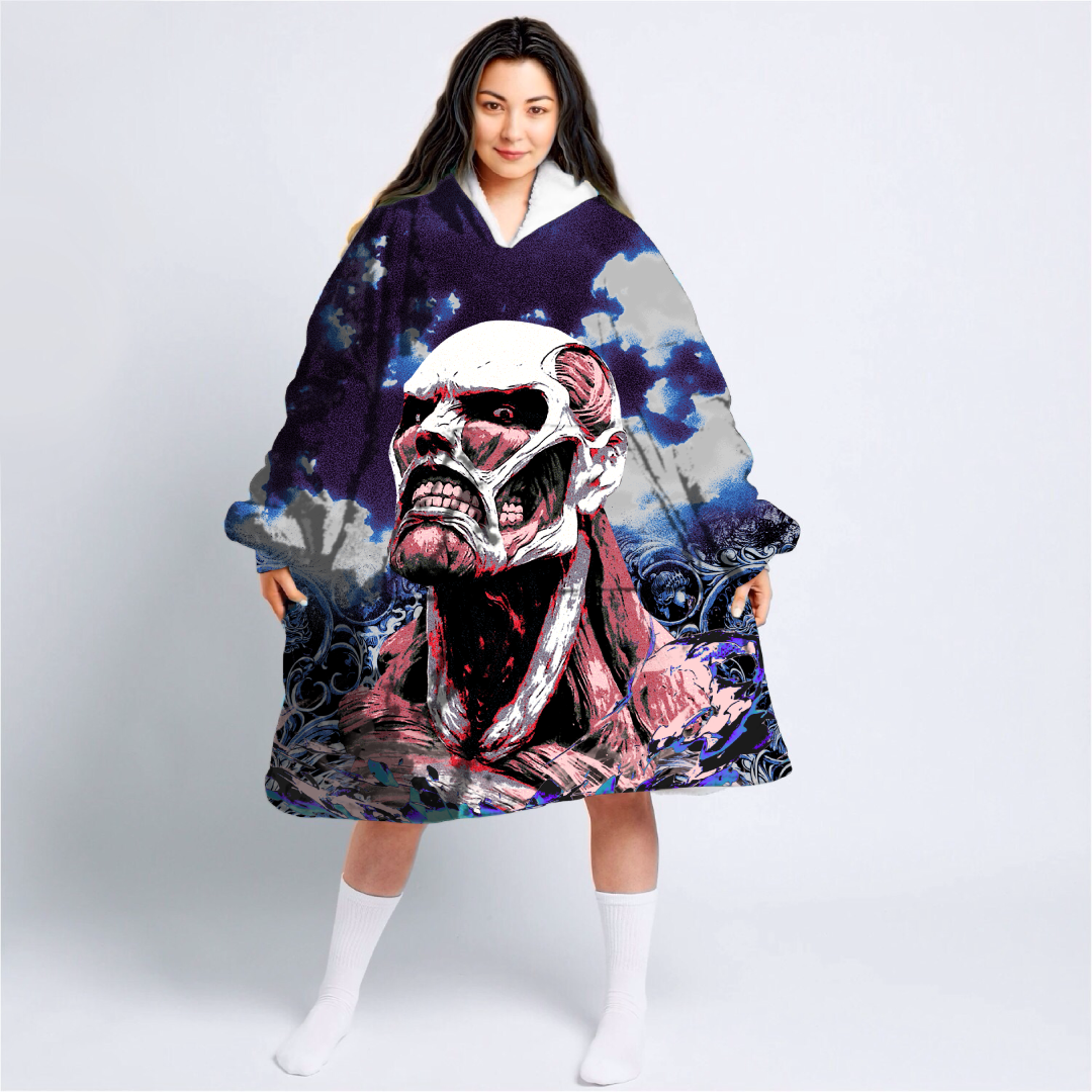 Colossal Titan Hoodie Blanket