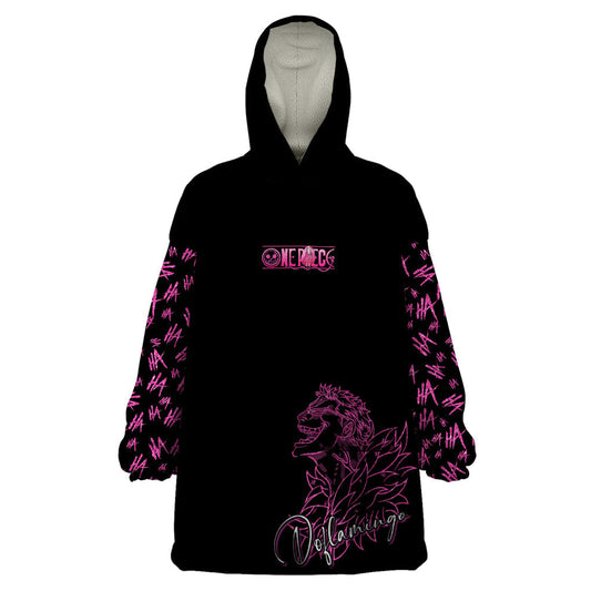 Donquixote Doflamingo Wearable Blanket Hoodie One Piece Design DT02