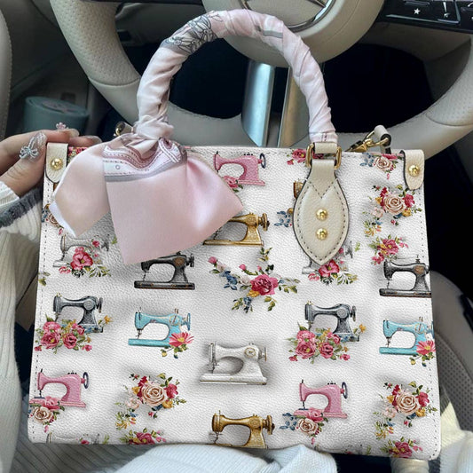 Leather Bag Rosy Threads