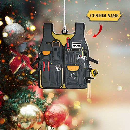 Electrician Electric - Custom Shaped Ornament,, Ornament For Him, Gift For Him, Ornament Christmas