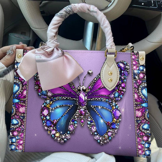 Leather Bag Violet Royalty