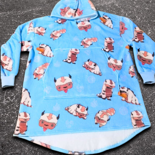 Flying Bison Hoodie Blanket