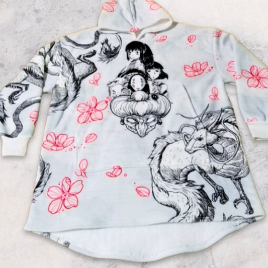 Ghibli Blend Hoodie Blanket