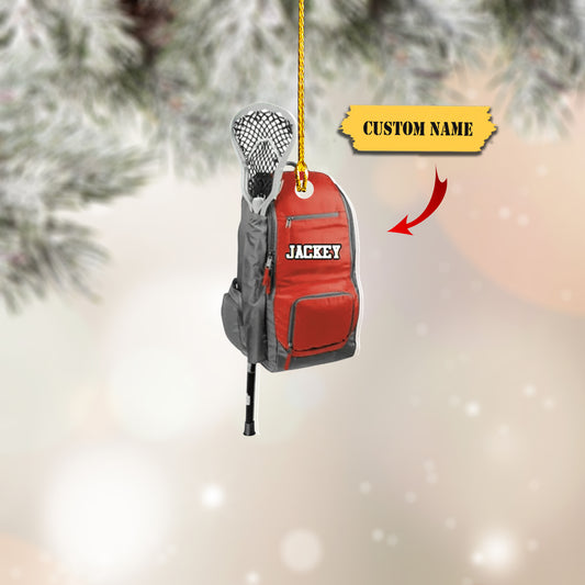 Hockey Bag Christmas acrylic Ornament, hockey Xmas ornament, Christmas decor, Ornament Decoration, Ornament For Gift, Ornament Christmas