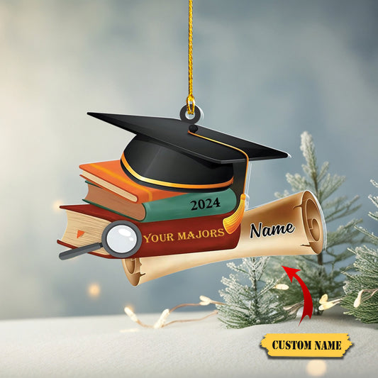HomeDesign Personalized Graduation Gown Ornament Gifts for Graduate, Graduation Ornaments Class of 2023, Graduation Christmas Ornament, College Christmas Ornament Tree Hanging7, Ornament Decoration, Ornament For Gift, Ornament Christmas