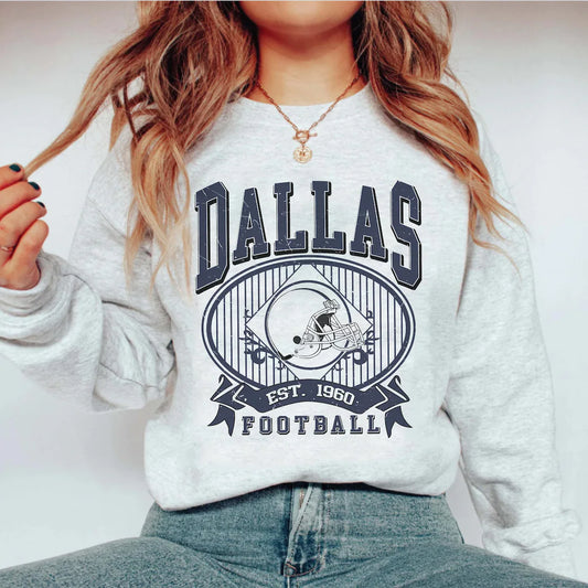 Dallas Football Retro Style Shirt, Dallas Football Sweatshirt, Cowboy T-Shirt, Dallas Shirt, Football Shirt, Dallas Fans Tee