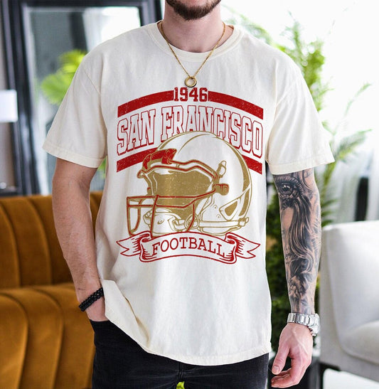 Retro 90s Style San Francisco Football Sweatshirt, Game Day, San Francisco Team Football Shirt, Sunday San Francisco, San Francisco Football