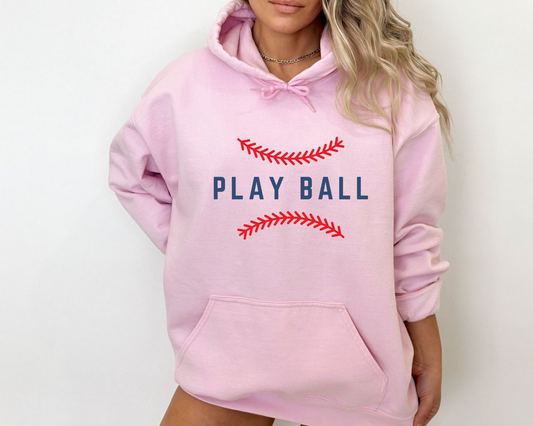 Baseball Sweatshirt, Play Ball Sweatshirt, Baseball Mama Sweater, Baseball Fan Shirt, Game Day Shirt, Baseball Game Shirt, Baseball Crewneck
