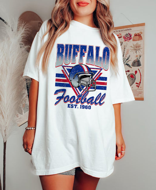Buffalo Football Retro Style Shirt, Buffalo Fan Football Sweatshirt, Game Day Shirt, New York Sweatshirt, Buffalo Football Fan Shirt